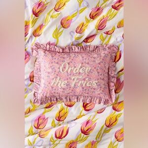 New Urban Outfitters Anthropologie Order The Fries Cottagecore Coquette Pillow